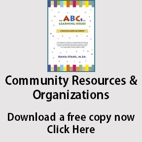 Community resources and organizations for learning disabilities